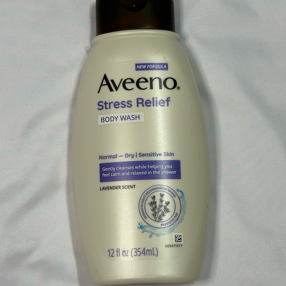 Aveeno Stress Relief Body Wash - Cream